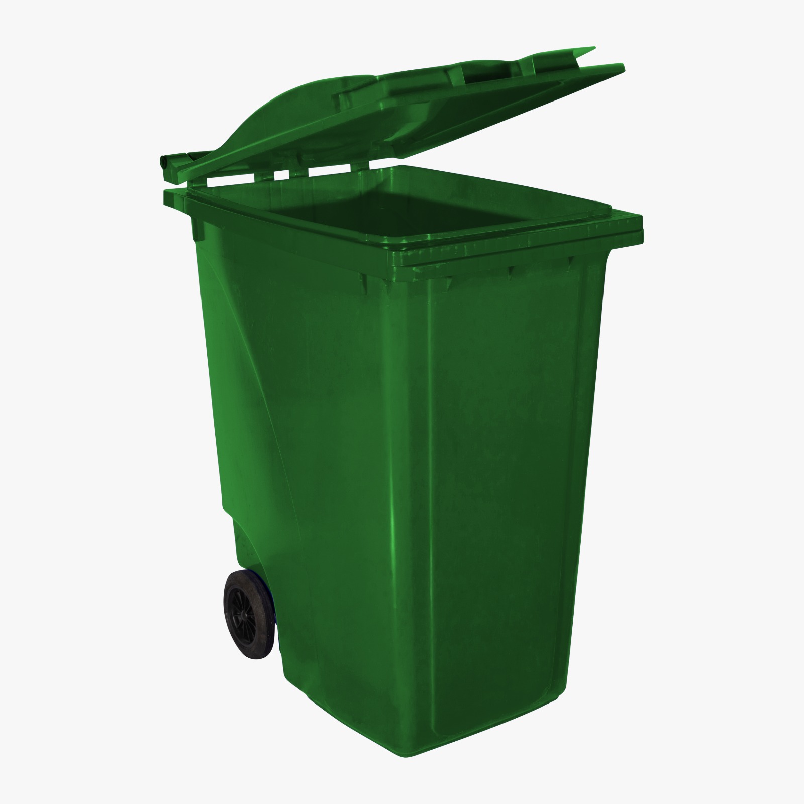 Europubela plastic VERDE 240 L - Transportul NU este inclus